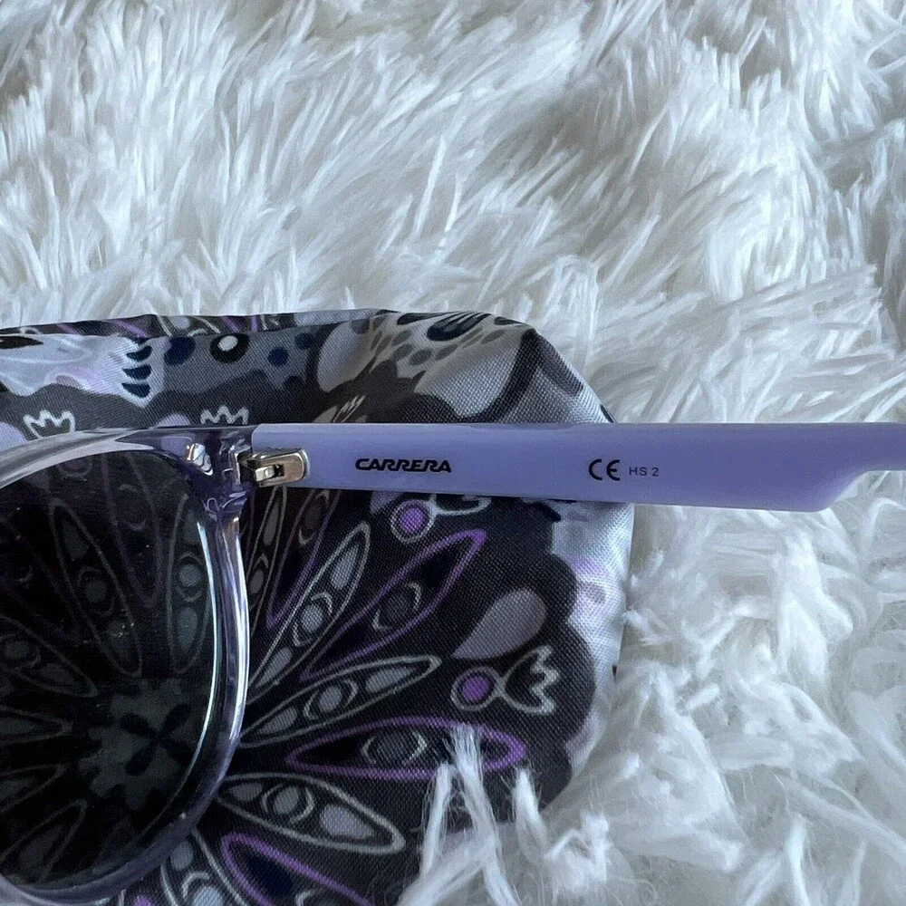 NC Carrera Sunglasses Carrerino 16 Lilac TTK E2 Green Photocro With Pouch